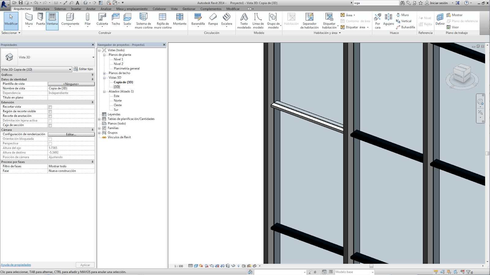 Materiales En Los Montantes De Los Muro Cortina De Revit